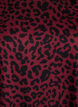 Leopardm&ouml;nstrad blus med l&aring;nga &auml;rmar, M&ouml;rk Bordeaux, Packshot image number 2
