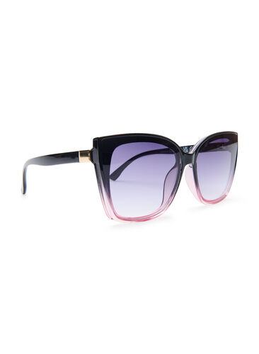 Tvåfärgade solglasögon , Black, Packshot image number 1