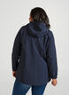 Kort softshell jacka med luva, Night Sky, Model image number 1