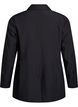 Blazer med fickor och slitsar, Svart, Packshot image number 1
