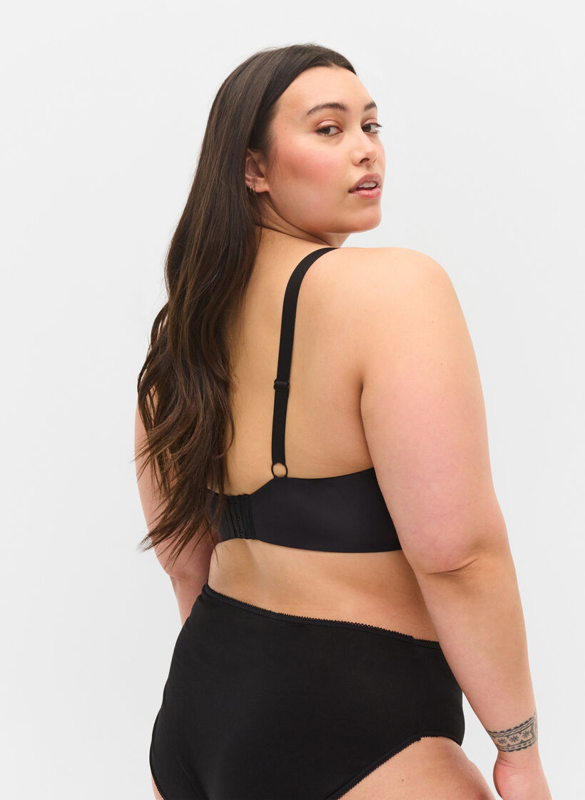 Bh med vadderade kupor, Svart, Model image number 1