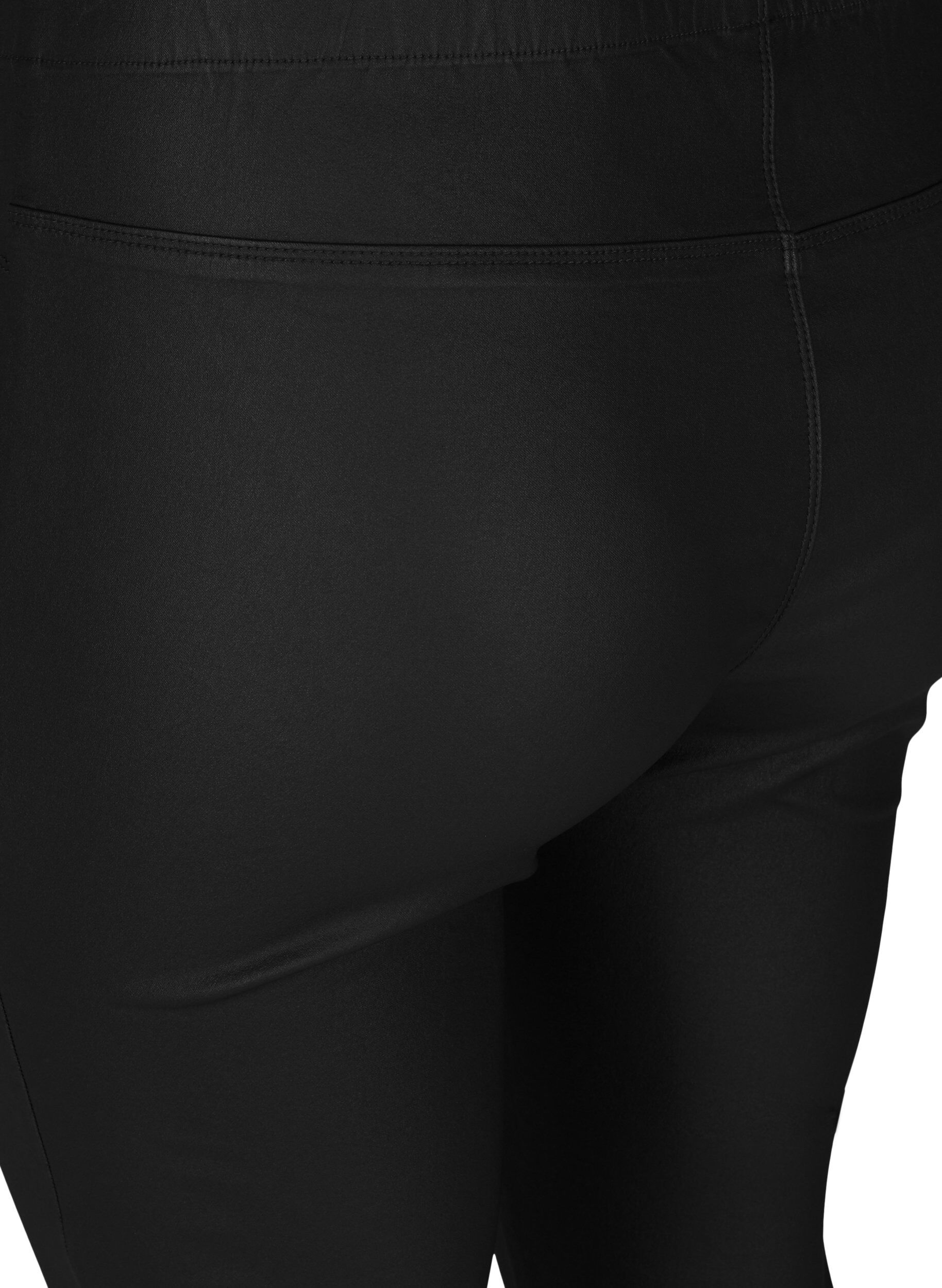 Zizzi Leggings i viskosblandning, Black, Packshot image number 3