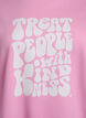 Sweatshirt med texttryck, Bubblegum, Packshot image number 2