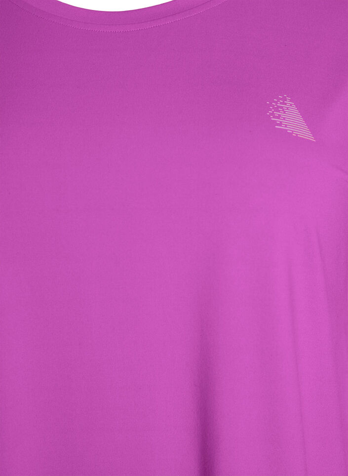 Enf&auml;rgad tr&auml;nings-T-shirt, Lila, Packshot image number 2