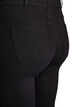Amy jeans med h&ouml;g midja och supersmal passform, Svart, Packshot image number 3