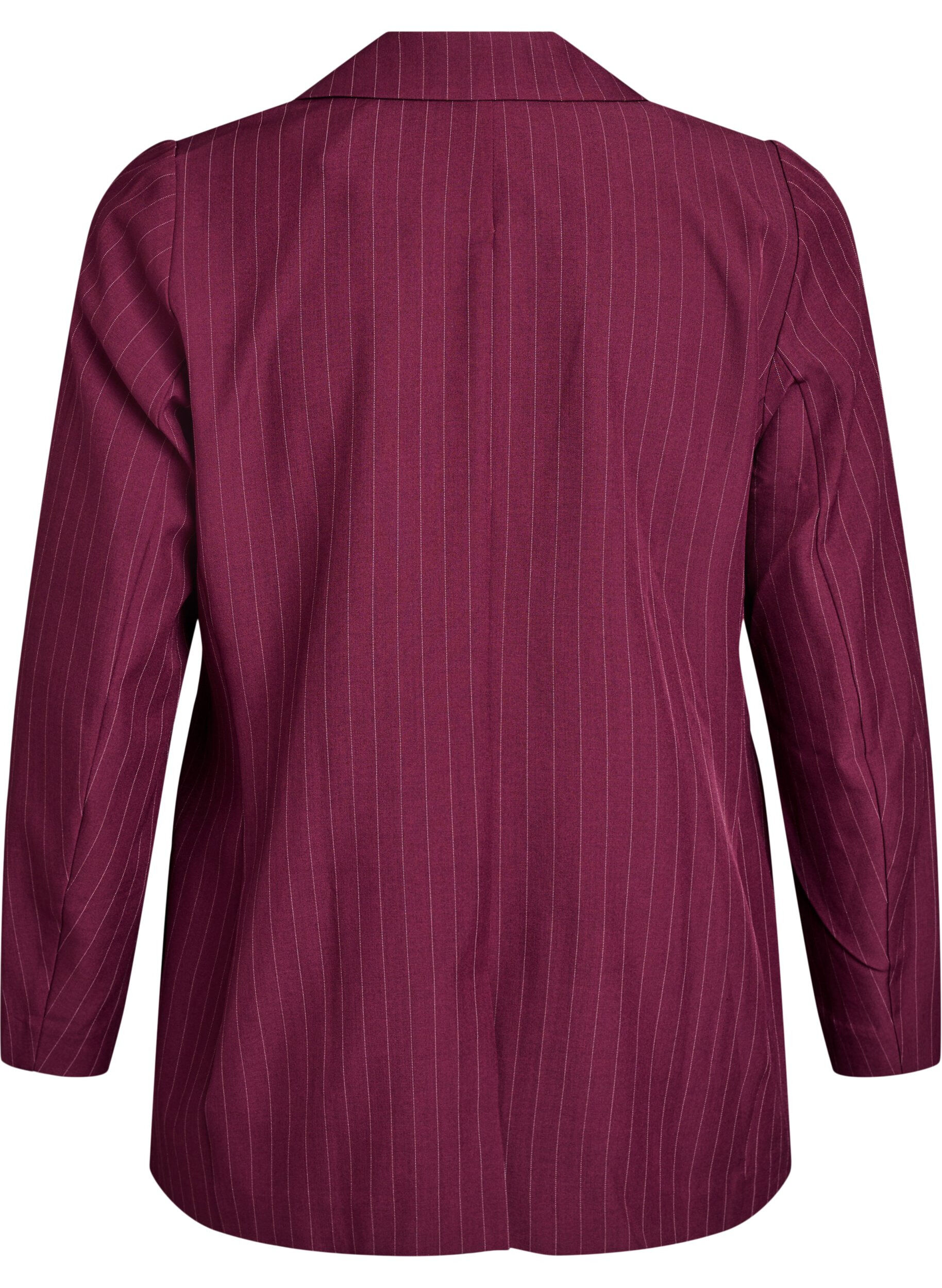 Zizzi FLASH - Blazer med fickor och slitsar, R&ouml;d, Packshot image number 1