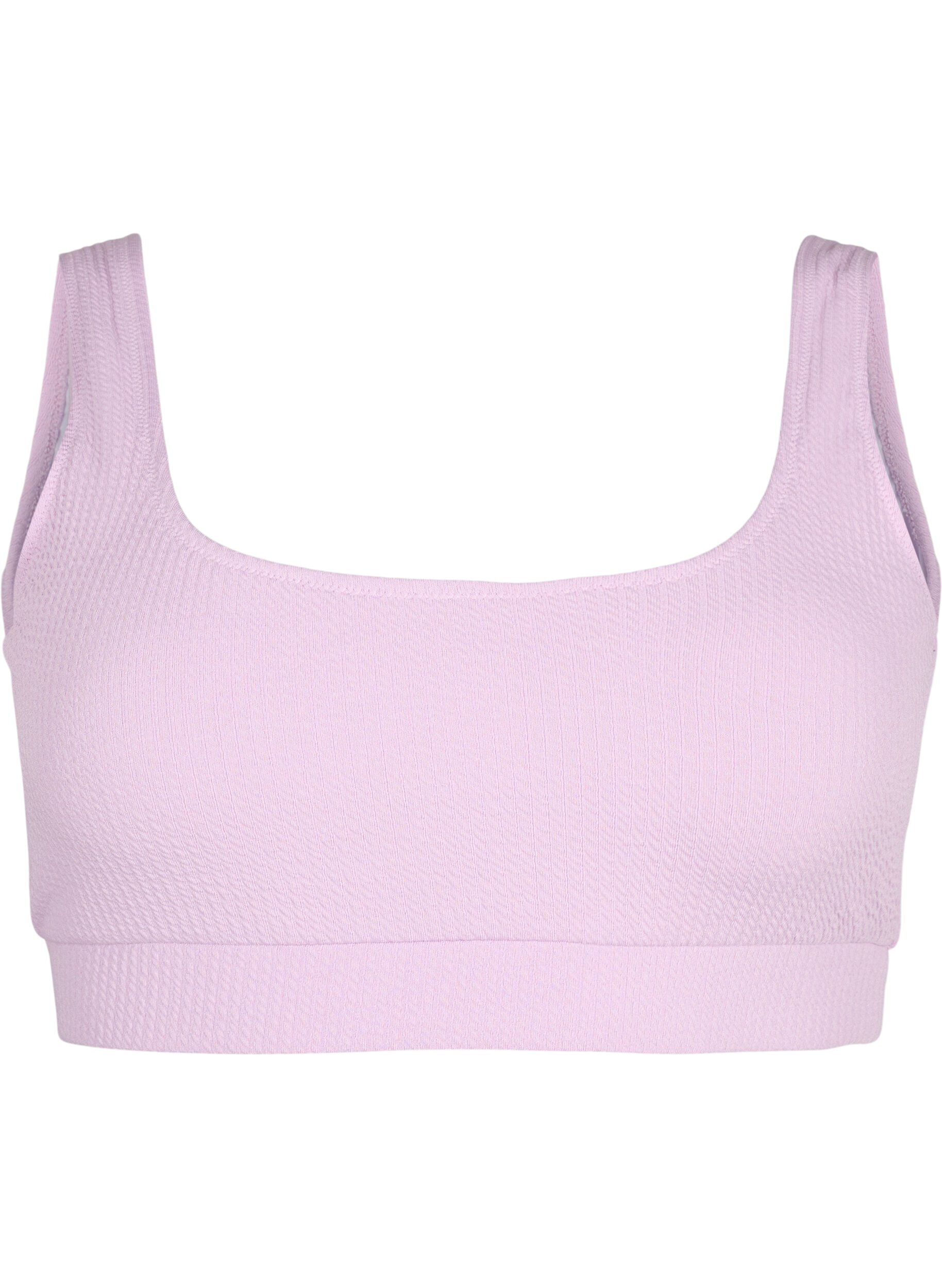 Zizzi Bikinitopp med crepe-struktur, Orchid Bouquet, Packshot image number 0