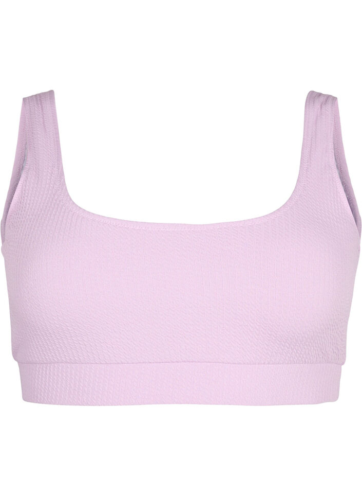 Bikinitopp med crepe-struktur, Orchid Bouquet, Packshot image number 0