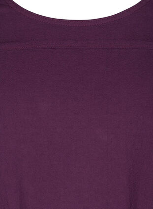 Klänning med fickor , Dark Purple, Packshot image number 2
