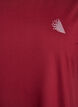 Enf&auml;rgad tr&auml;nings-T-shirt, R&ouml;d, Packshot image number 2