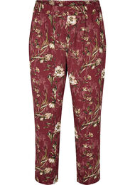 Pyjamasbyxor med blommönster, Cabernet Flower Pr.