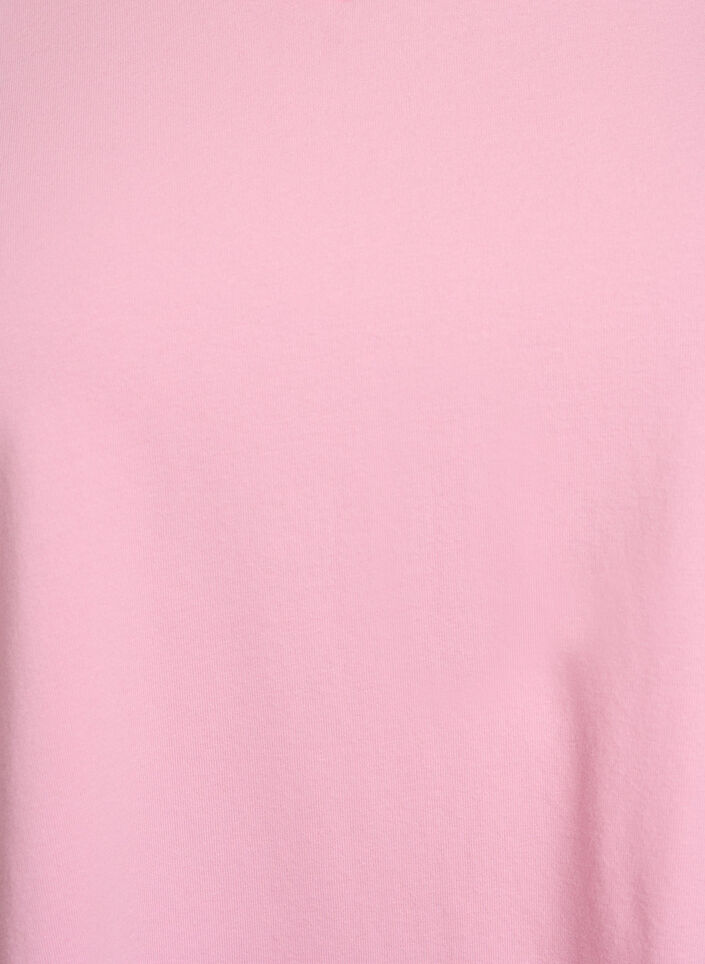 Enf&auml;rgad bas-t-shirt i bomull, Rosa, Packshot image number 2