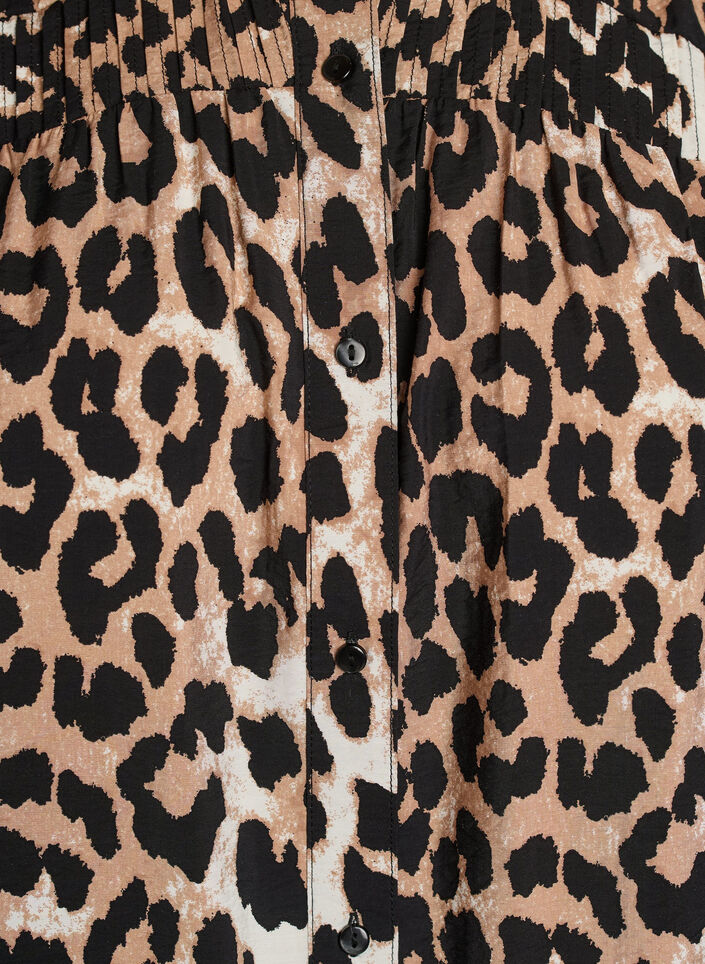 M&ouml;nstrad skjortblus med halvl&aring;nga &auml;rmar, 9990, Packshot image number 2