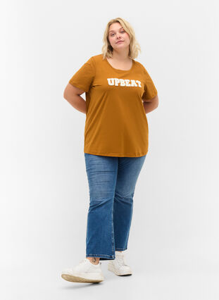 T-shirt med tryck i bomull, Cathay Spice UPBEAT, Model image number 2