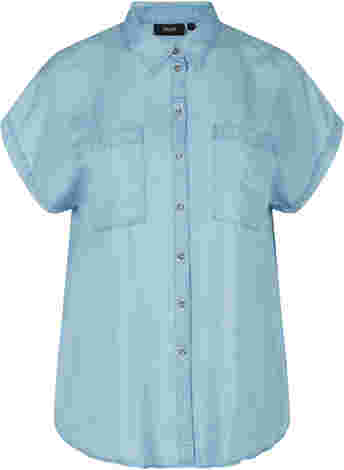 Kortärmad skjorta med bröstfickor
