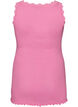 Topp med spetskant, Rosa, Packshot image number 1