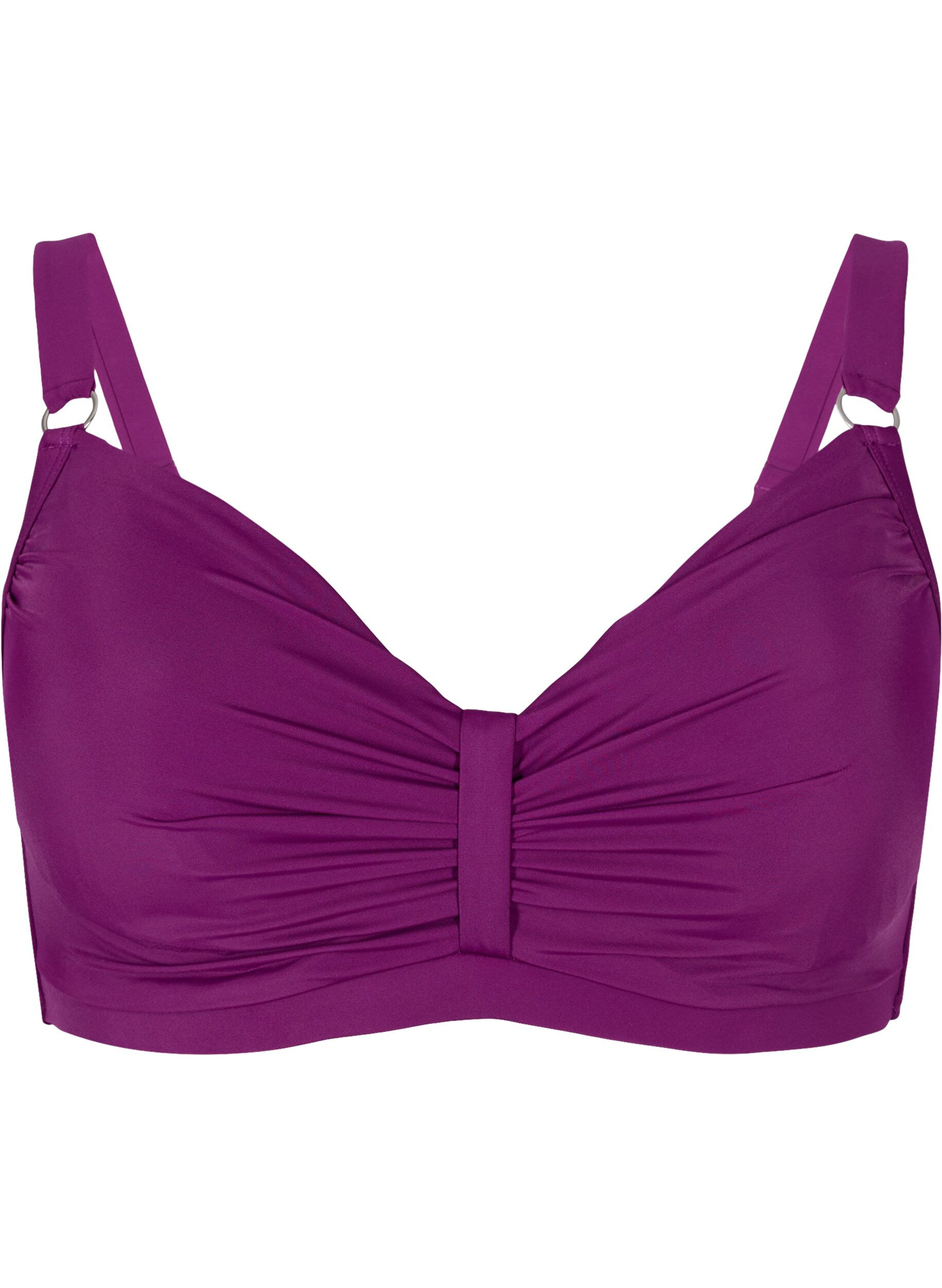 Zizzi Bikini&ouml;verdel, Dark Purple, Packshot image number 0