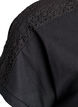 T-shirt i bomull med virkad detalj, Svart, Packshot image number 2