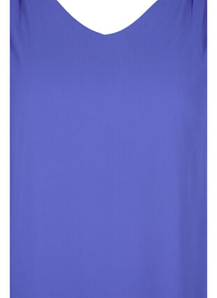 Blus med korta ärmar, Dazzling Blue, Packshot image number 2