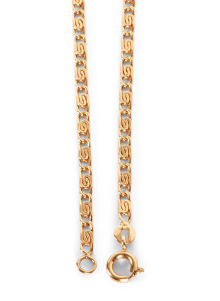 Guldfärgat halsband i kort modell, Gold, Packshot image number 3