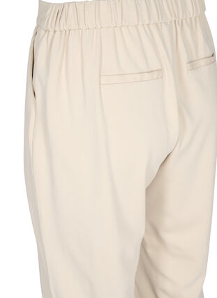 Enfärgade culottebyxor med fickor, Off White, Packshot image number 3