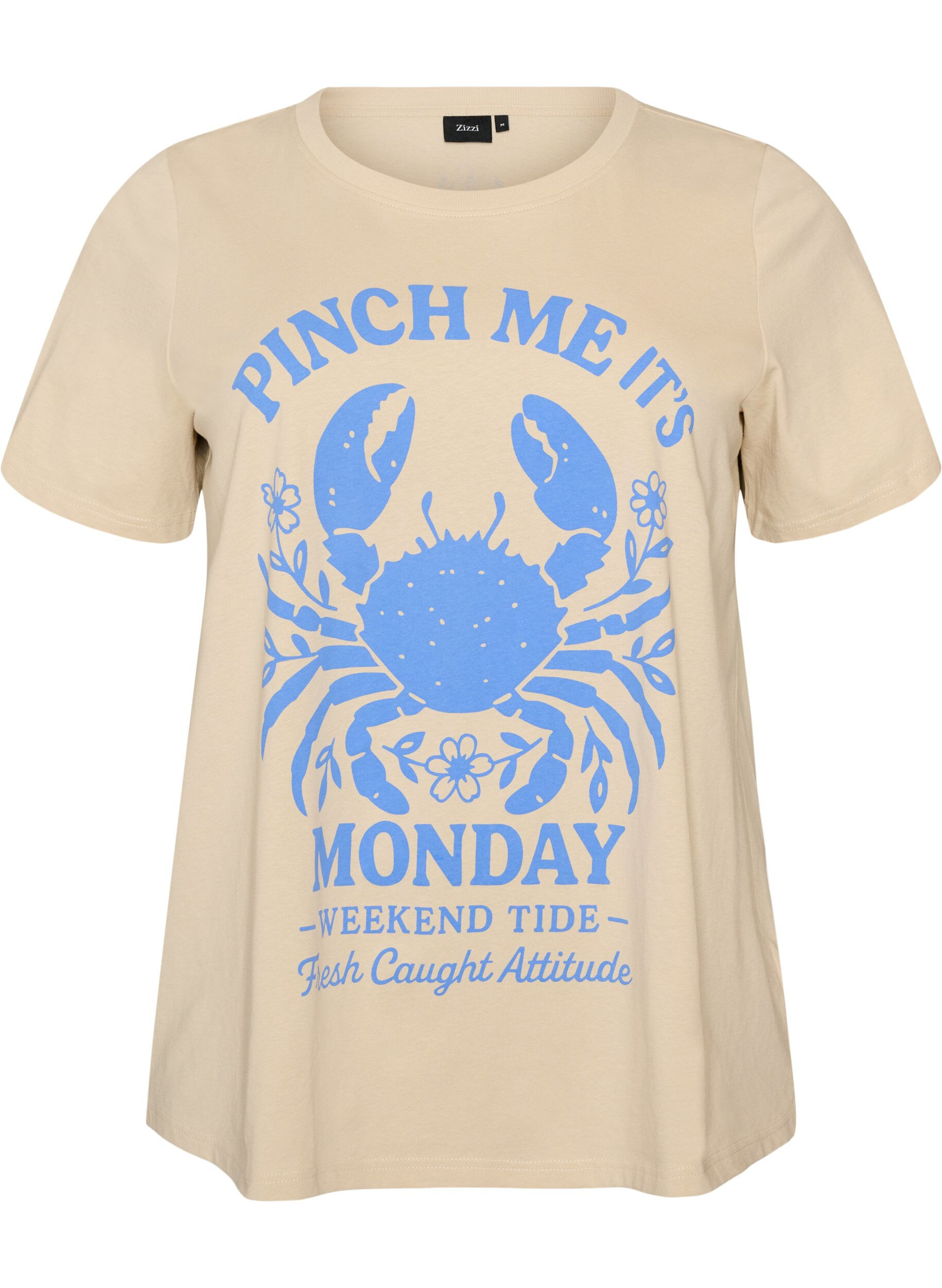 T-shirt i bomull med tryck