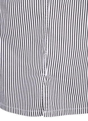 Randig pennkjol med fickor, Black & White Stripe, Packshot image number 4