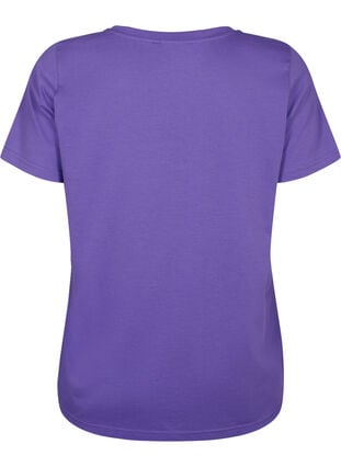 Kortärmad t-shirt med v-hals, Ultra Violet, Packshot image number 1