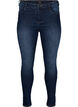 Mycket åtsittande jeans med hög midja, Dark Blue, Packshot image number 0