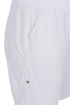 Bekväma shorts, Bright White, Packshot image number 2