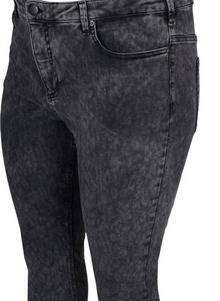 Amy jeans med hög midja, Grey Denim, Packshot image number 2