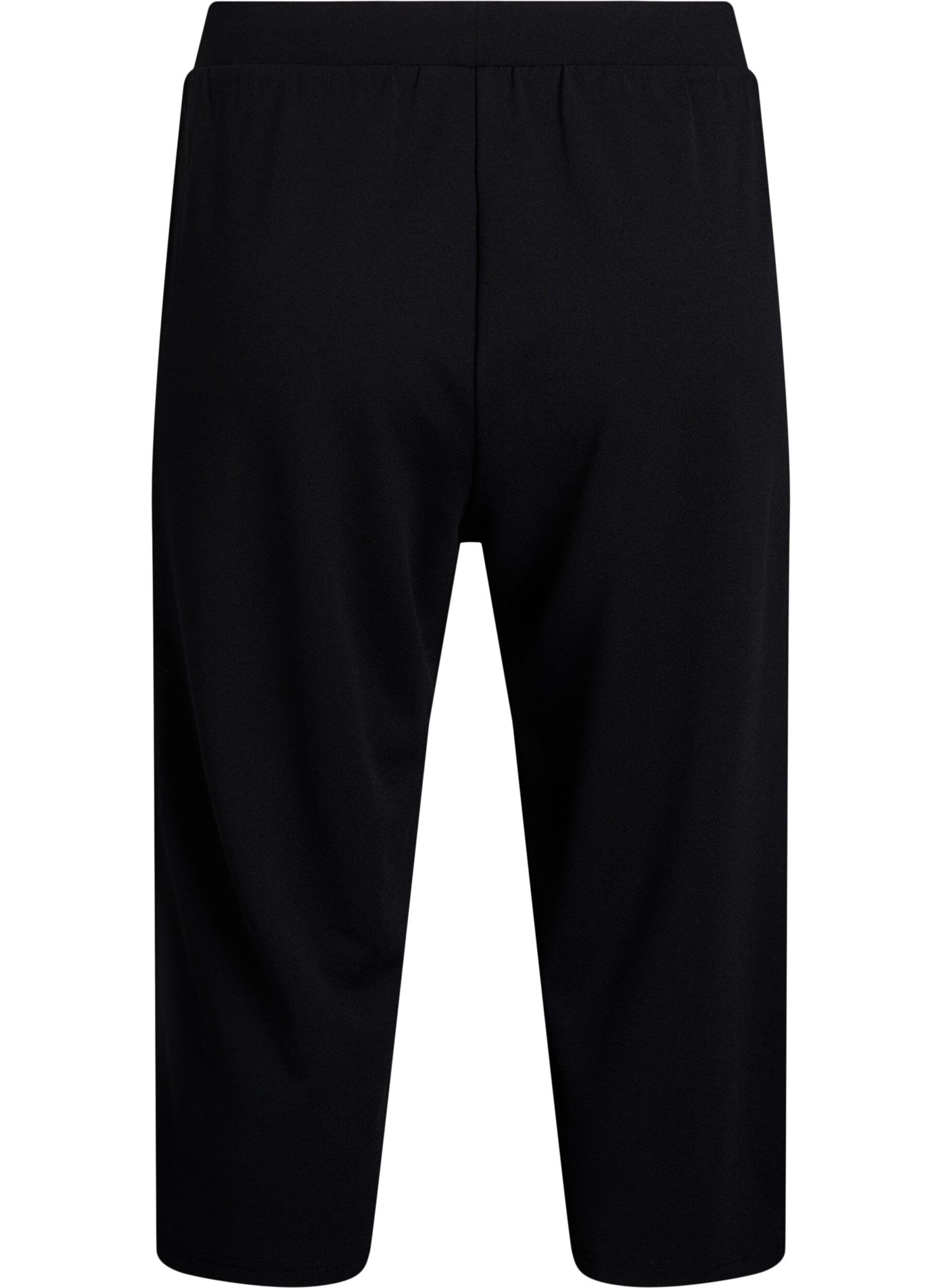 Zizzi FLASH - H&ouml;gmidjade knickers med l&ouml;s passform, Svart, Packshot image number 1