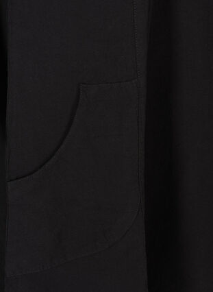 Kortärmad klänning, Black, Packshot image number 3