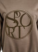 Sweatshirt med motiv, Walnut, Packshot image number 3