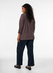 Jerseyblus med 3/4-&auml;rm, Brun, Model image number 2