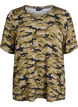 T-shirt med TENCEL&trade; Lyocell och kamouflagem&ouml;nster, Gr&ouml;n, Packshot image number 0
