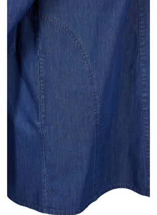 Jeanskimono med 3/4 ärmar, Medium Blue Denim, Packshot image number 3