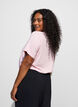 T-shirt med tryck, Rosa, Model image number 2