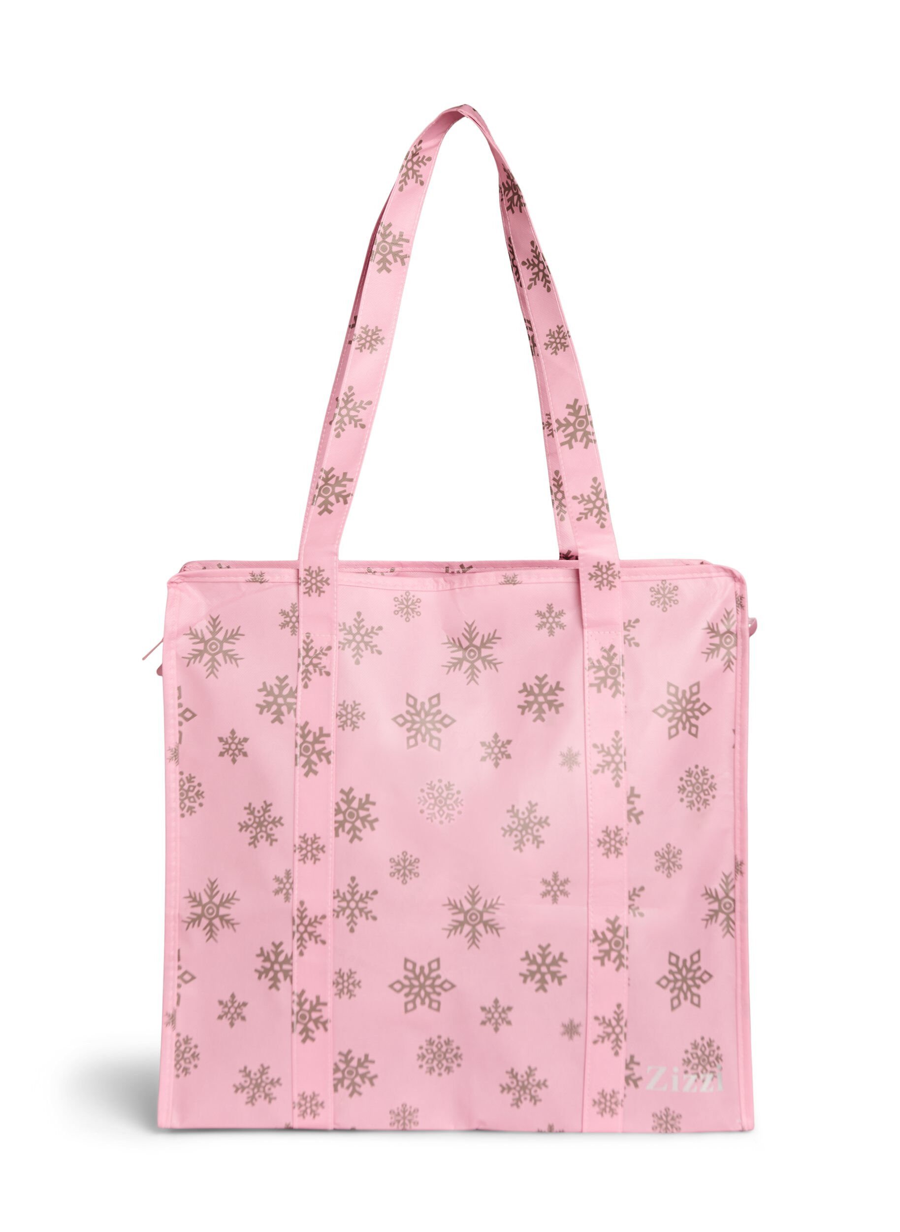 Zizzi Shoppingv&auml;ska med dragkedja, Rosa, Packshot image number 0