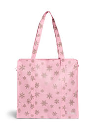 Shoppingv&auml;ska med dragkedja, Rosa