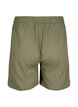 Lösa shorts i bomulls- och linneblandning, Deep Lichen Green, Packshot image number 1