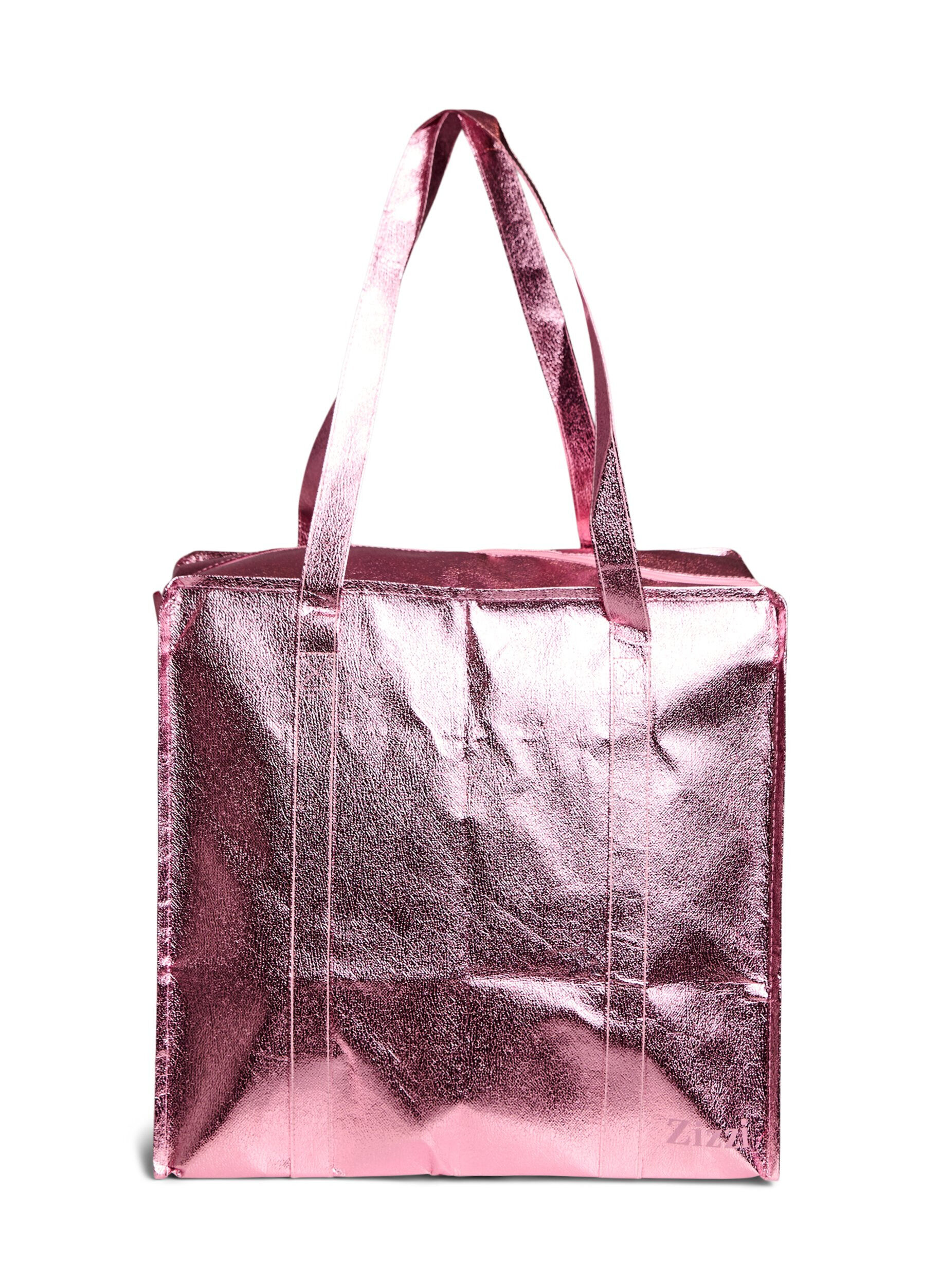ZizziShoppingsv&auml;ska med dragkedja, Rosa, Packshot image number 1