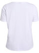T-shirt med tryck, Vit, Packshot image number 1