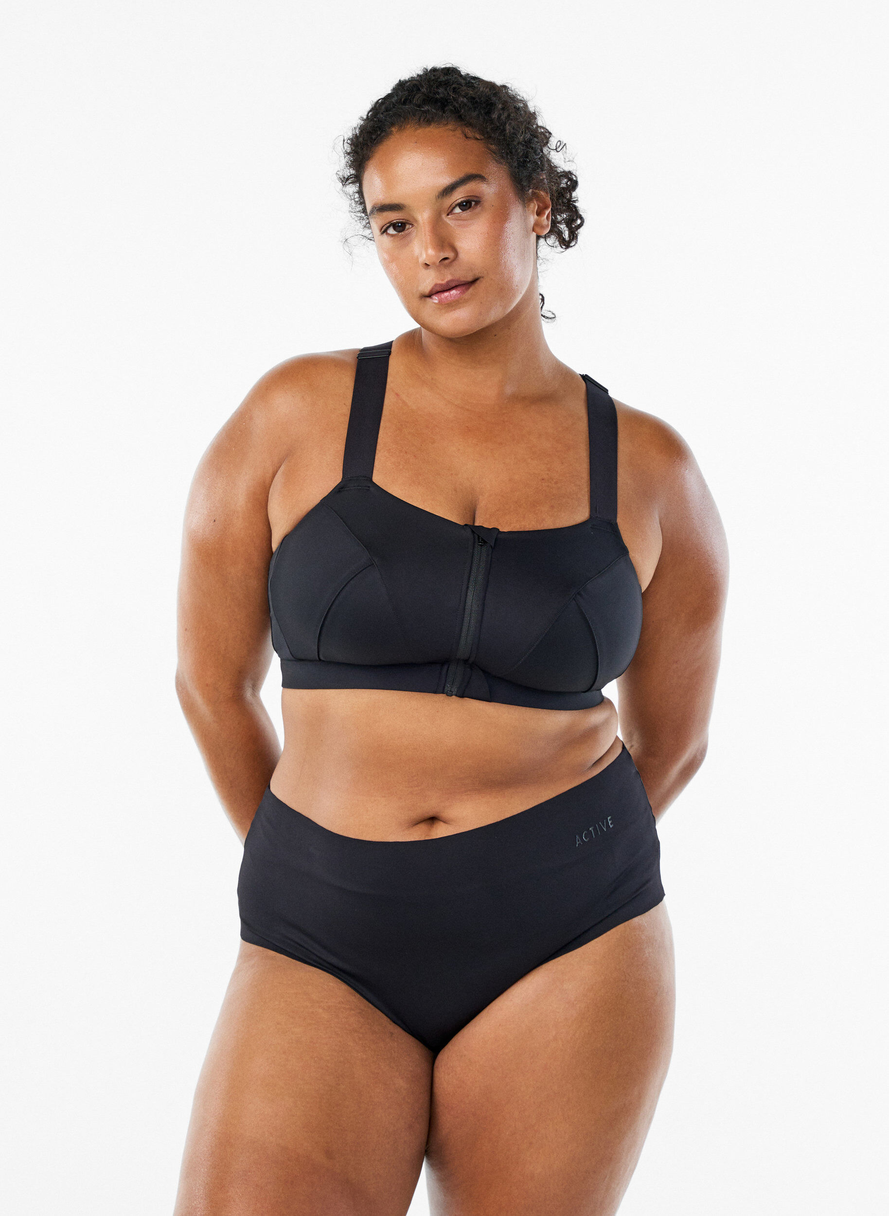 2-pack osynliga tr&auml;ningstrosor, Svart, Model