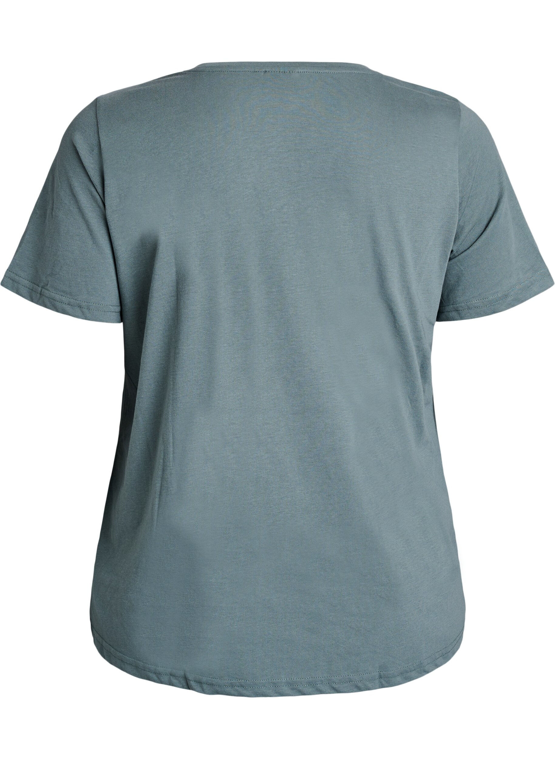 Zizzi FLASH - T-shirt med tryck, Gr&ouml;n, Packshot image number 1