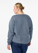 Sweatshirt med broderat Milan-motiv, Grå, Model image number 2