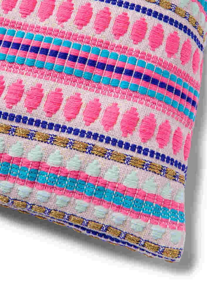 Mönstrat kuddfodral, Light Pink Comb, Packshot image number 1