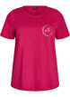 T-shirt med tryck, R&ouml;d, Packshot image number 0