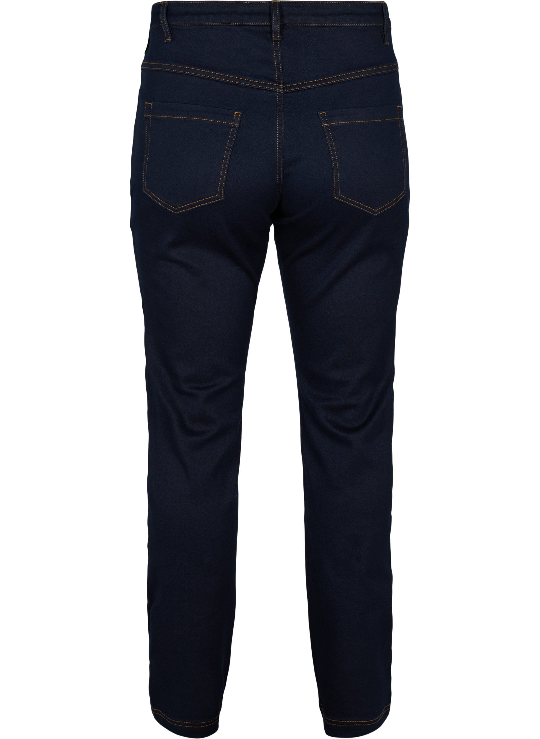 ZizziSlim fit Emily jeans med normalh&ouml;g midja, Bl&aring;, Packshot image number 1
