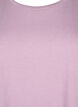 Kortärmad t-shirt i bomullsmix, Lila, Packshot image number 2